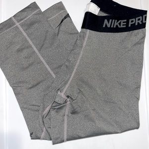 Grey Nike Dri-Fit leggings